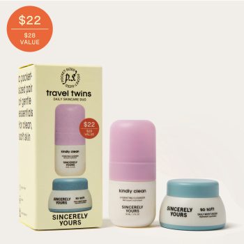 P.S. Travel Twins Mini Cleanser & Moisturizer Duo